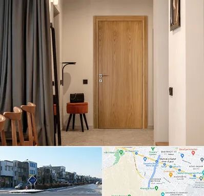 درب چوبی در شریعتی مشهد