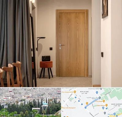 درب چوبی در محلاتی شیراز