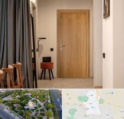 درب چوبی در کاشمر