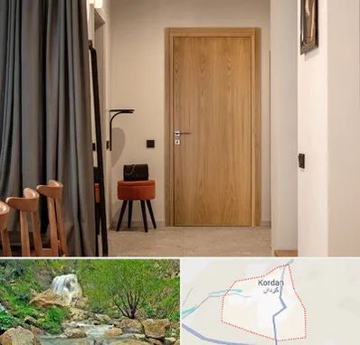 درب چوبی در کردان