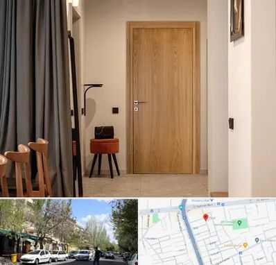 درب چوبی در کوی فیروز تبریز