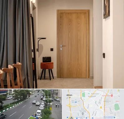 درب چوبی در ستارخان 