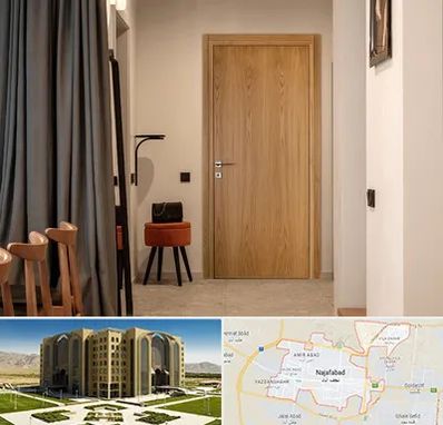 درب چوبی در نجف آباد