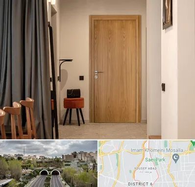 درب چوبی در یوسف آباد 