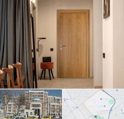 درب چوبی در طلاب مشهد