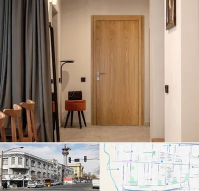 درب چوبی در 17شهریور