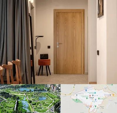 درب چوبی در بجنورد