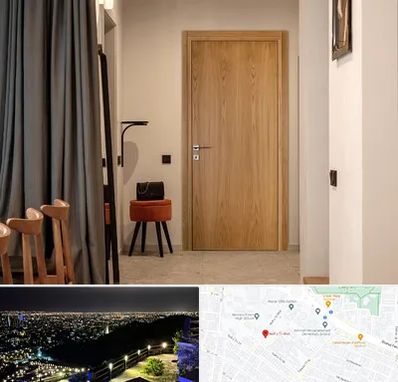 درب چوبی در هفت تیر مشهد