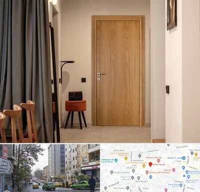 درب چوبی در فاطمی