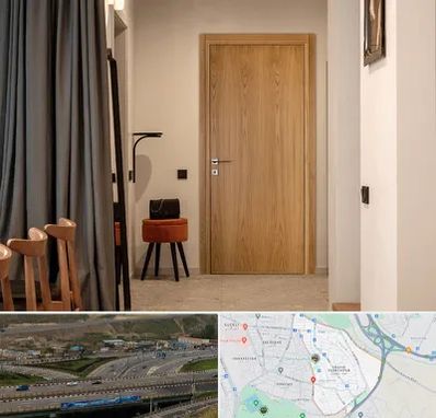 درب چوبی در یاغچیان تبریز