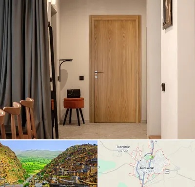 درب چوبی در کامیاران