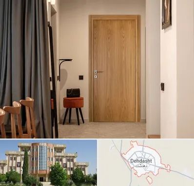 درب چوبی در دهدشت