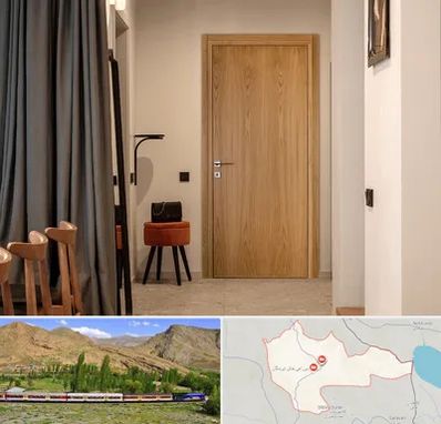 درب چوبی در خاش