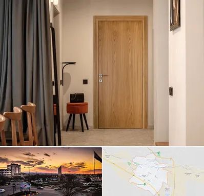 درب چوبی در قوچان