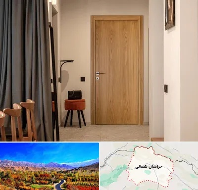 درب چوبی در خراسان شمالی