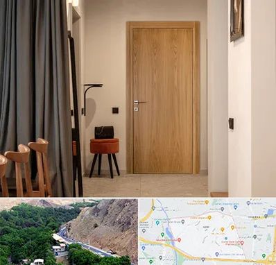 درب چوبی در کن