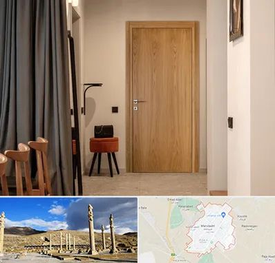 درب چوبی در مرودشت