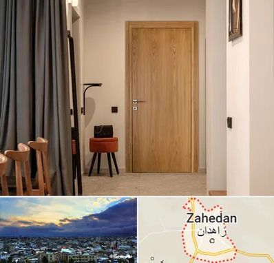 درب چوبی در زاهدان