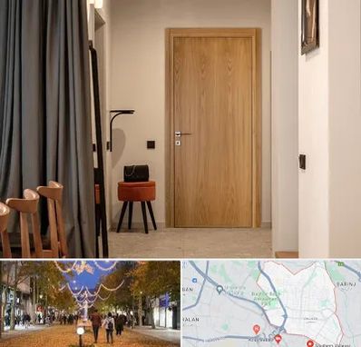 درب چوبی در ولیعصر ارومیه