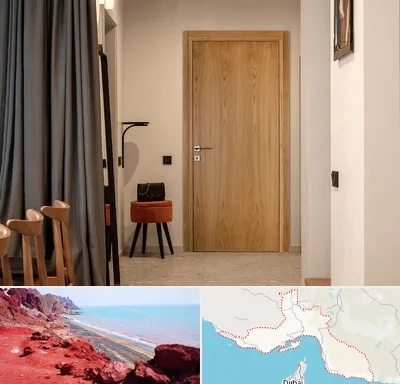 درب چوبی در هرمزگان