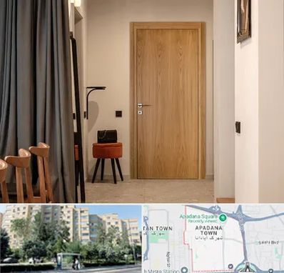 درب چوبی در آپادانا