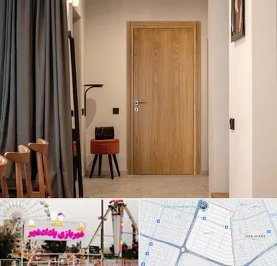 درب چوبی در پادادشهر اهواز