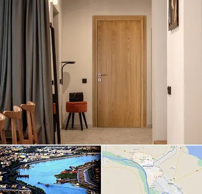 درب چوبی در خرمشهر