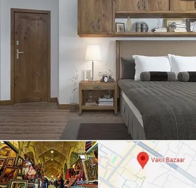 درب اتاقی در بازار وکیل شیراز