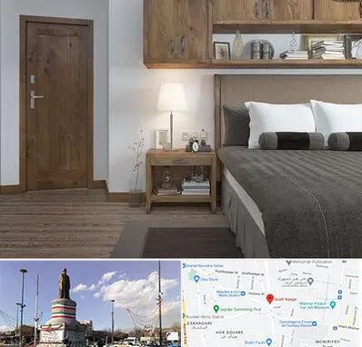 درب اتاقی در کارگر جنوبی