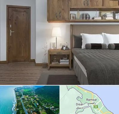 درب اتاقی در رامسر