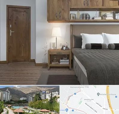 درب اتاقی در شهر زیبا