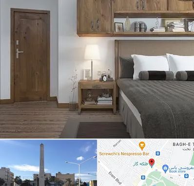 درب اتاقی در فلکه گاز شیراز