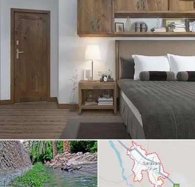 درب اتاقی در سراوان