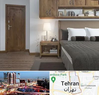 درب اتاقی در صادقیه 