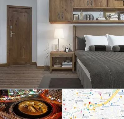 درب اتاقی در میدان ولیعصر