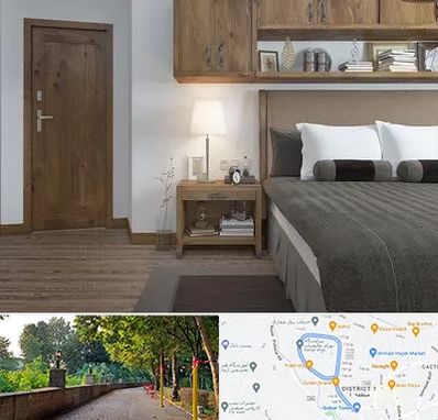 درب اتاقی در فلکه گاز رشت