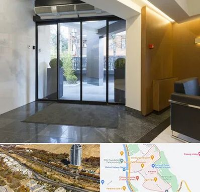 درب لابی در خیابان نیایش شیراز