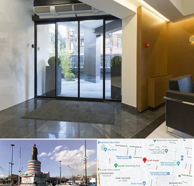 درب لابی در کارگر جنوبی