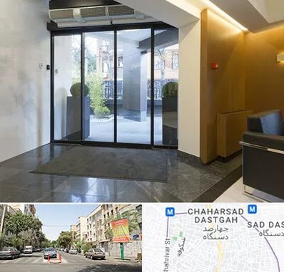 درب لابی در چهارصد دستگاه 