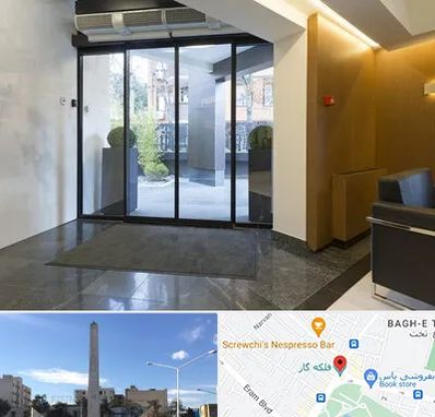 درب لابی در فلکه گاز شیراز