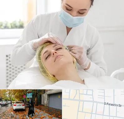 کلینیک زیبایی در خیابان فلسطین