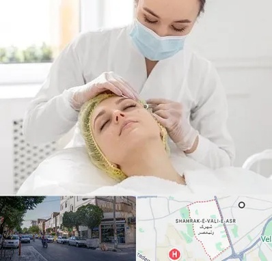 کلینیک زیبایی در شهرک ولیعصر
