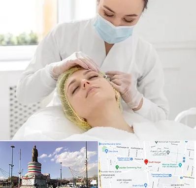 کلینیک زیبایی در کارگر جنوبی