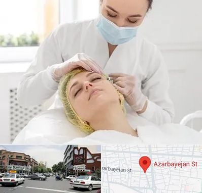 کلینیک زیبایی در خیابان آذربایجان