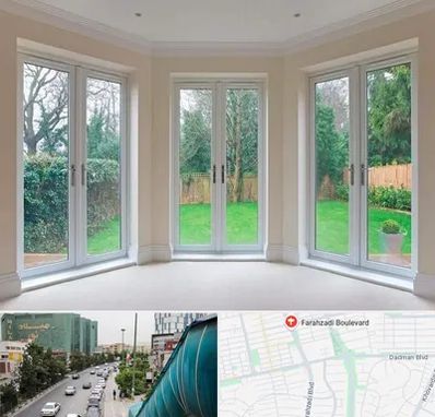 درب UPVC در بلوار فرحزادی