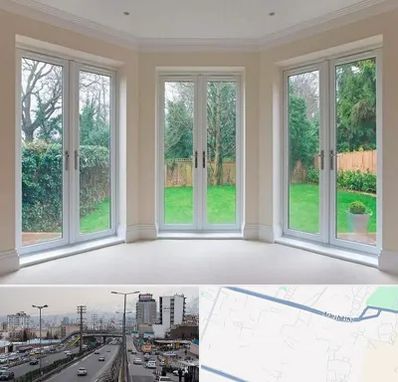 درب UPVC در بلوار ارتش