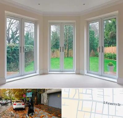 درب UPVC در خیابان فلسطین