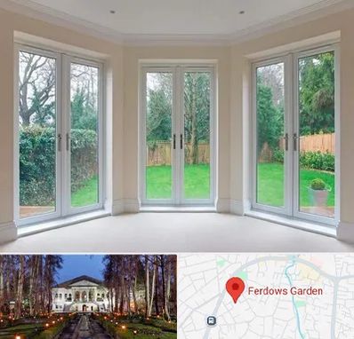 درب UPVC در باغ فردوس