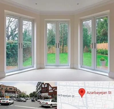 درب UPVC در خیابان آذربایجان