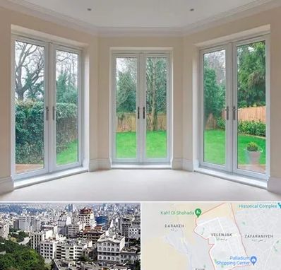 درب UPVC در ولنجک 